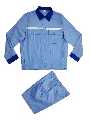 定制春季長(zhǎng)袖工作服工廠車(chē)間工作服套裝工作服耐磨耐臟勞保廠服
